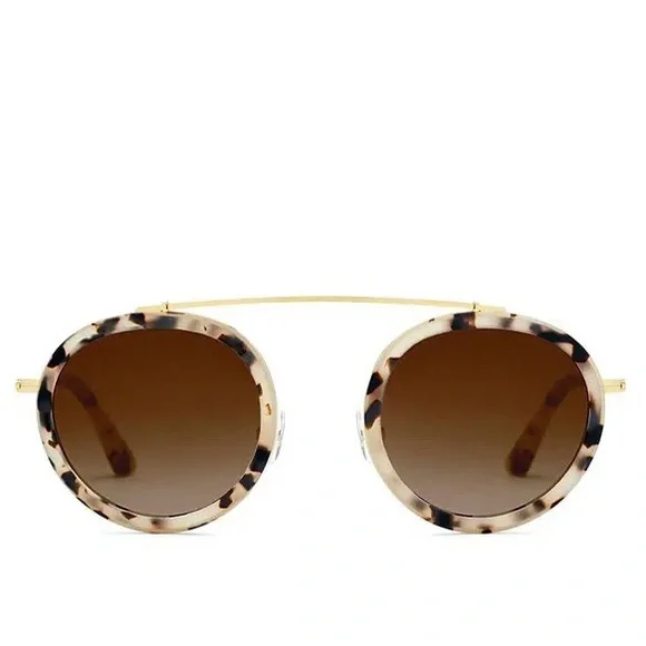 New KREWE Conti Matte Oyster 24K Sunglasses - Picture 4 of 15